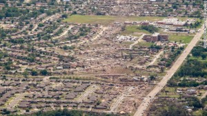 Moore, OK EF5 tornado damage, 2011. CNN.